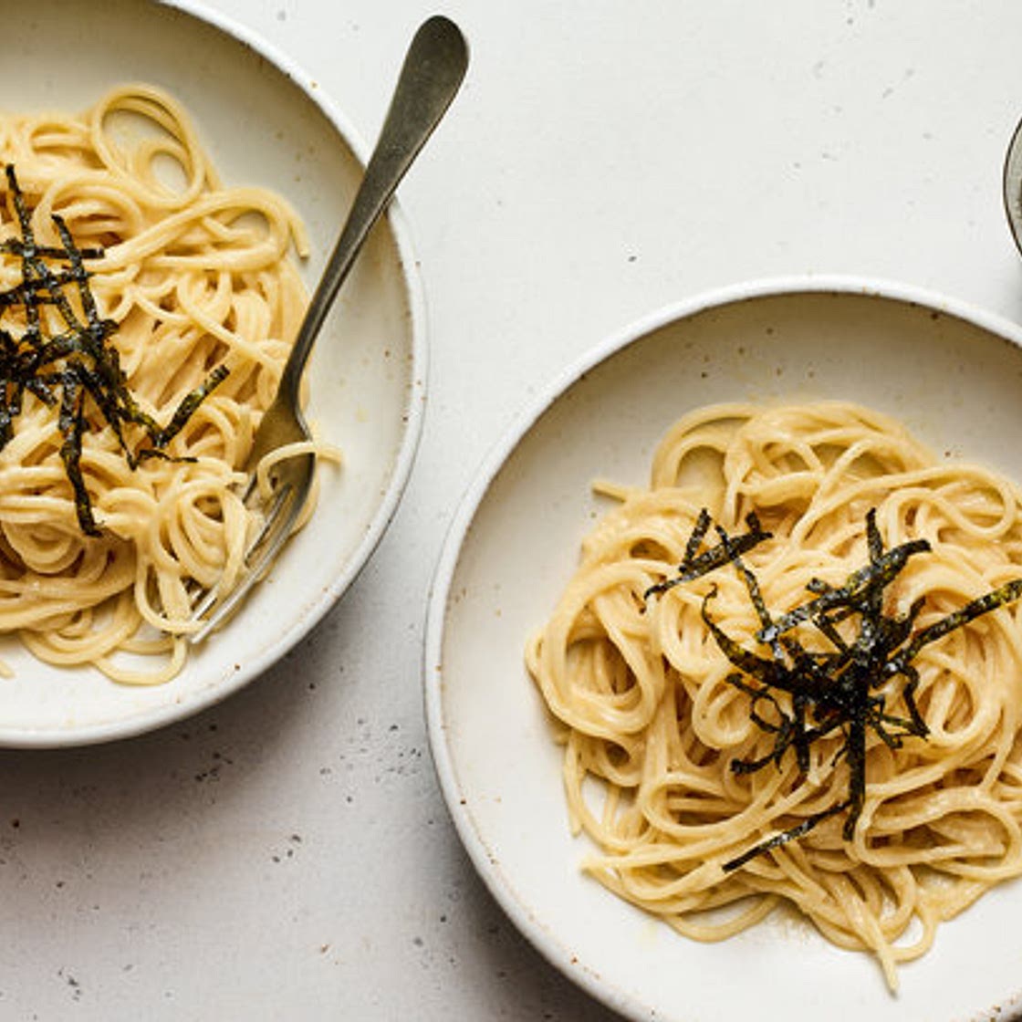 Five-Ingredient Creamy Miso Pasta
