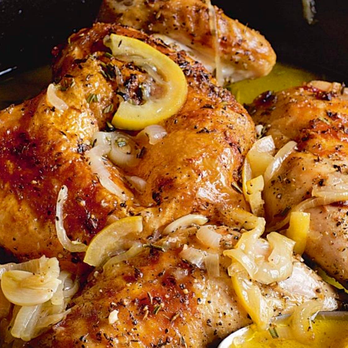 Skillet-Roasted Lemon Chicken