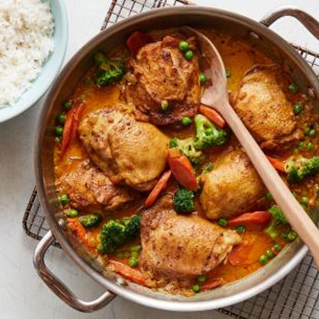 Curried Chicken Thighs