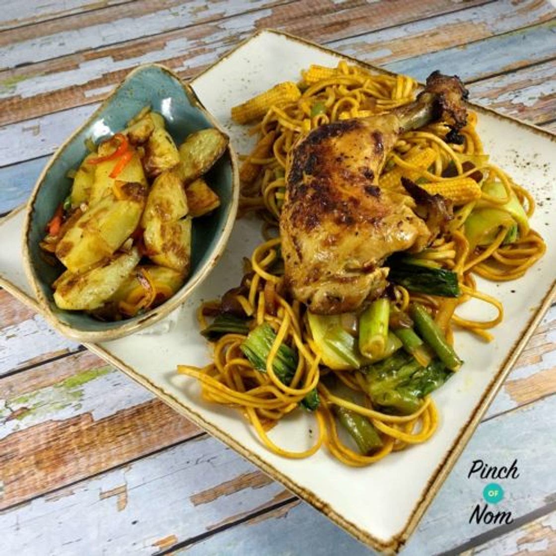 Sticky Chilli Chicken with Noodles | Slimming & Weight Watchers Friendly