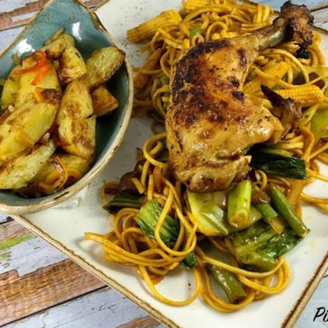 Sticky Chilli Chicken with Noodles | Slimming & Weight Watchers Friendly
