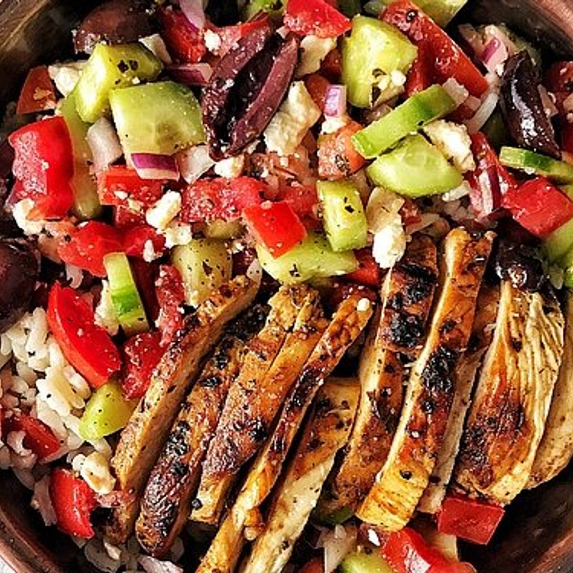 Greek Chicken Bowls
