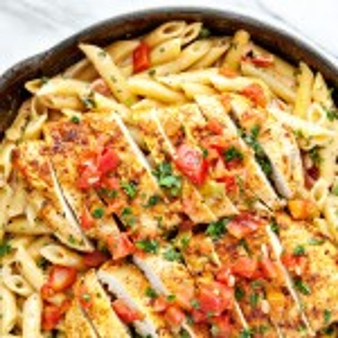5-Ingredient Creamy Southwest Chicken Alfredo