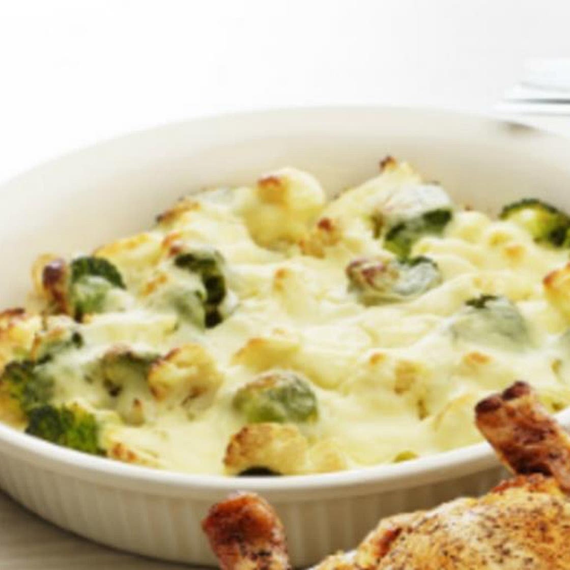Healthy Cauliflower & Broccoli Cheese Recipe