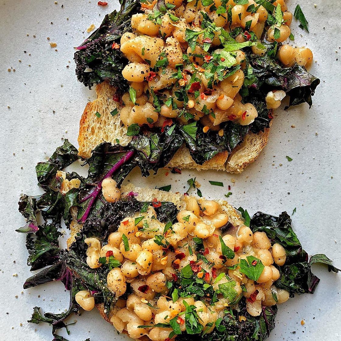 White Bean Toast