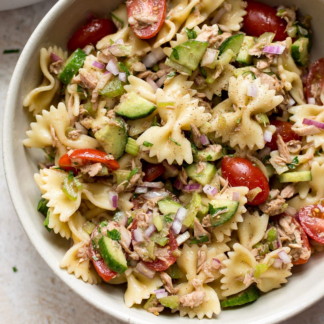 Healthy Tuna Pasta Salad