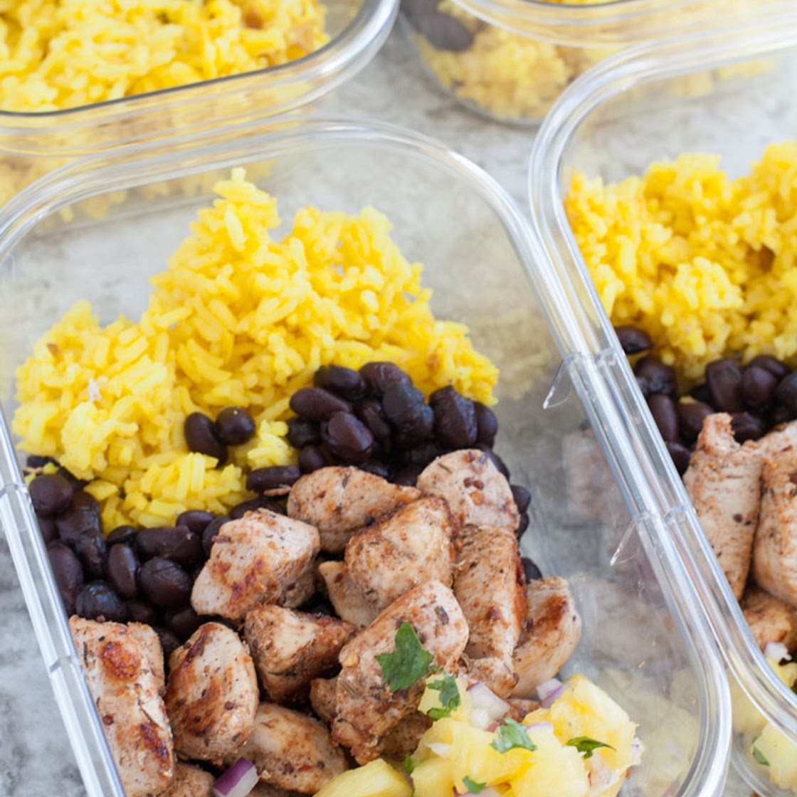 Jerk Chicken Meal Prep Bowls