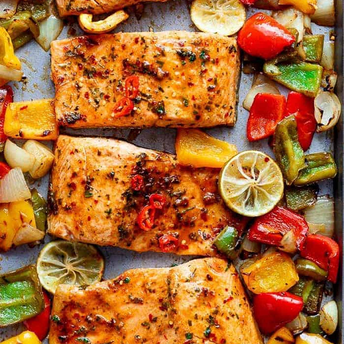 Sheet Pan Chili Lime Salmon