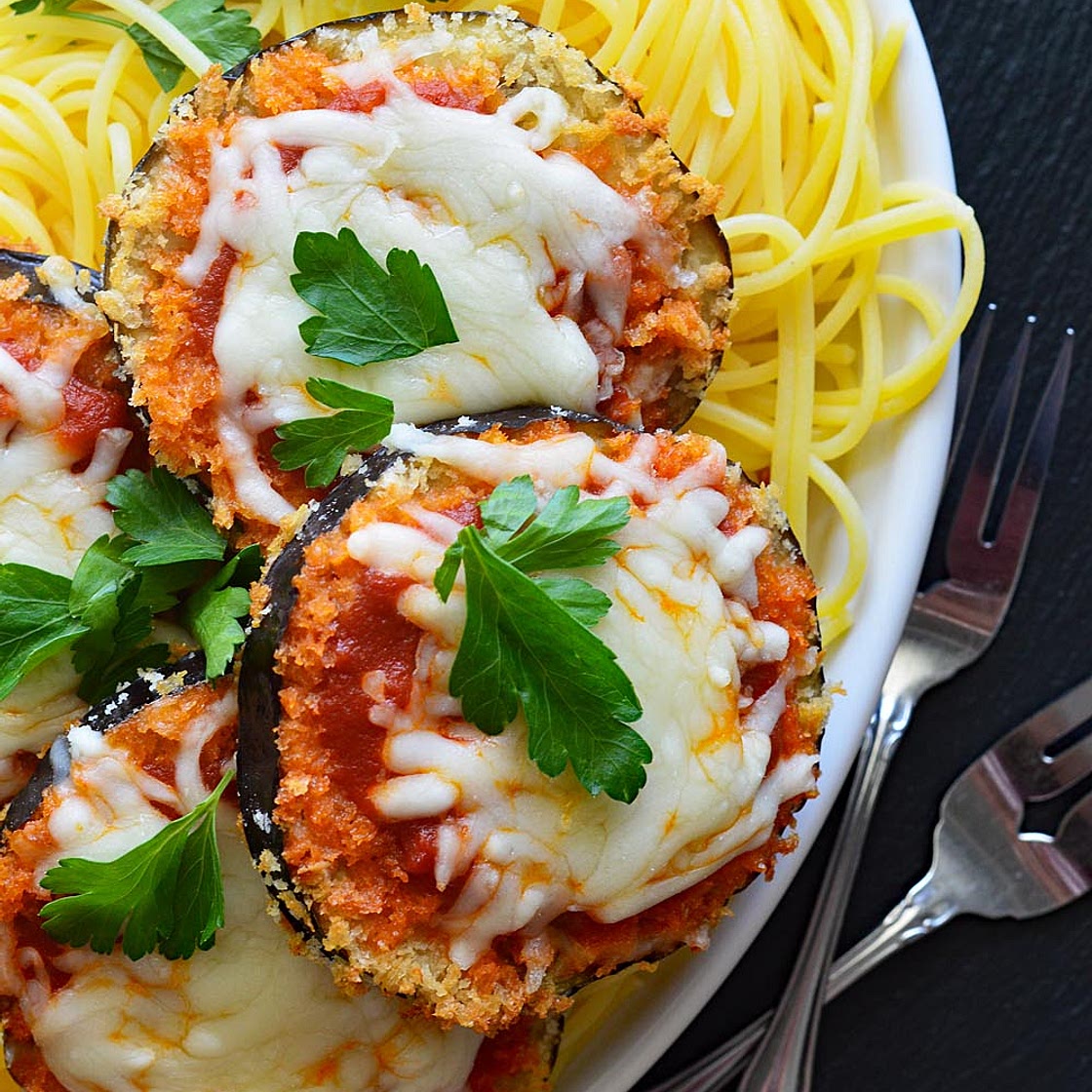 Vegan Air Fryer Eggplant Parmesan Recipe