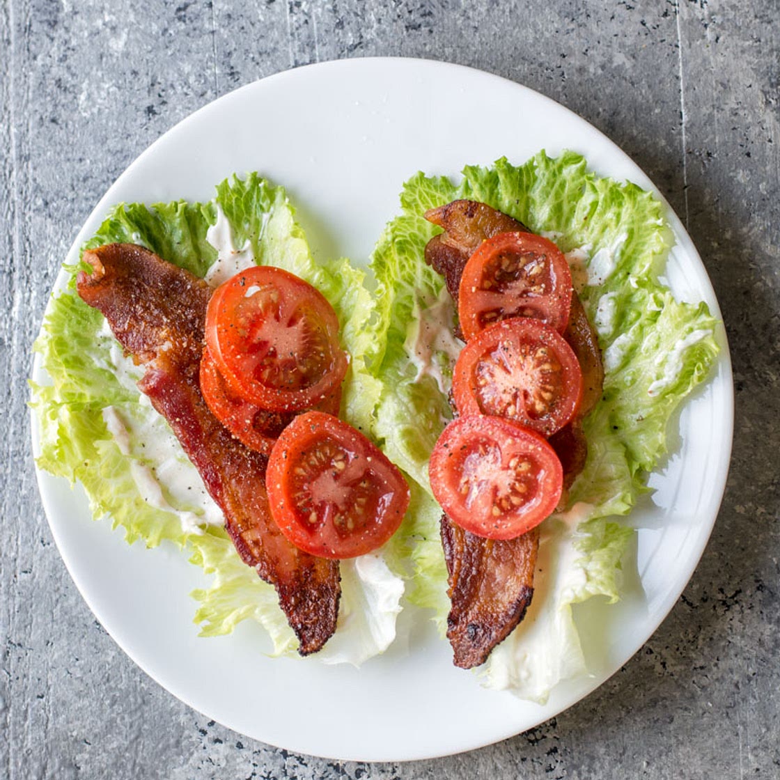 Keto BLT Lettuce Wraps