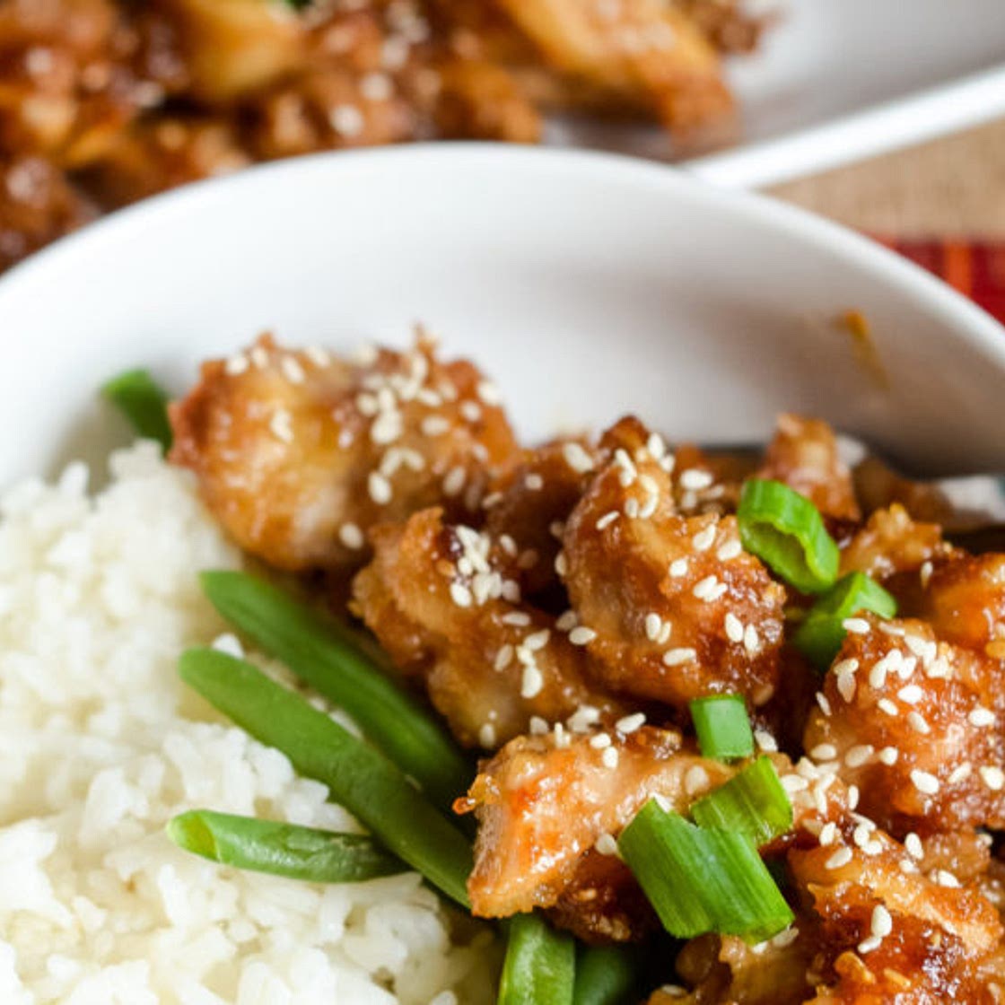 Air Fryer Sesame Chicken