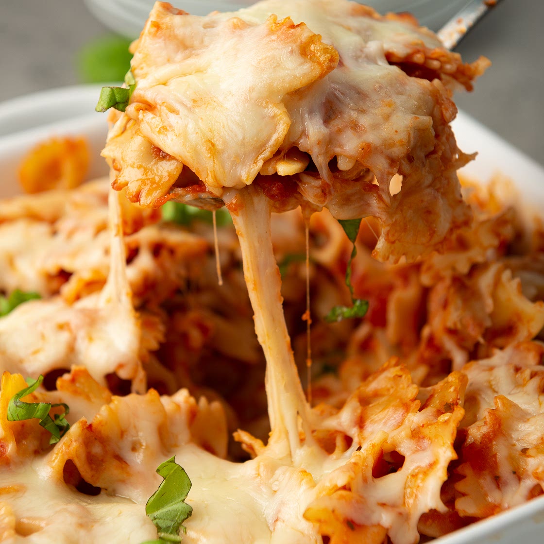 4 Ingredient Chicken Pasta casserole