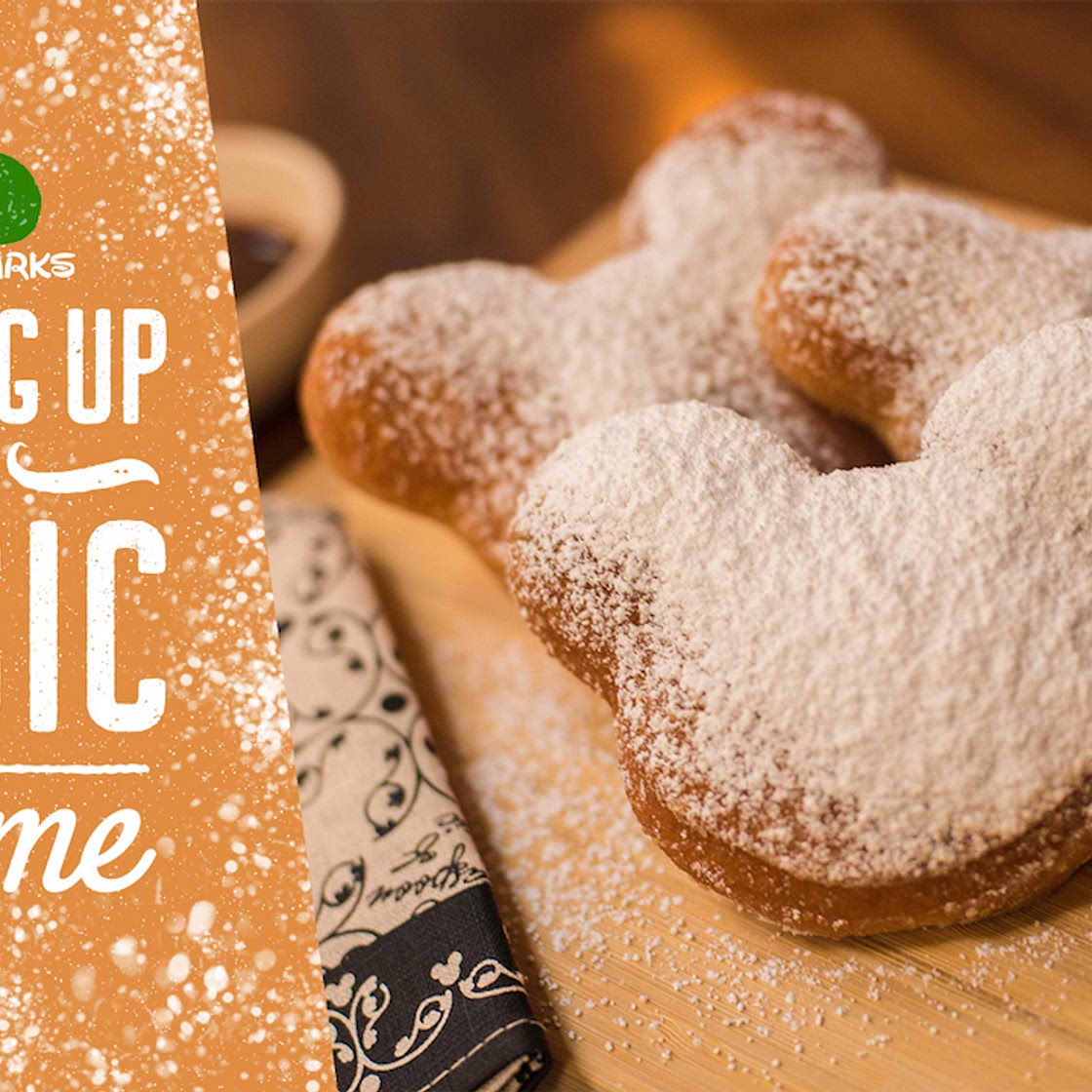 Mickey Mouse-shaped Beignets