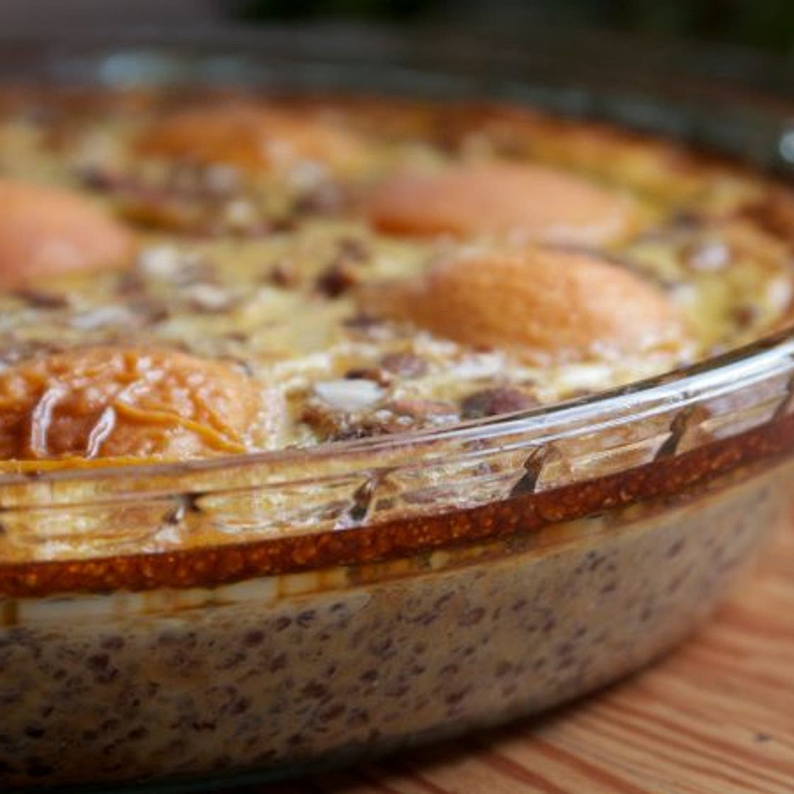 Apricots & Red Quinoa pudding