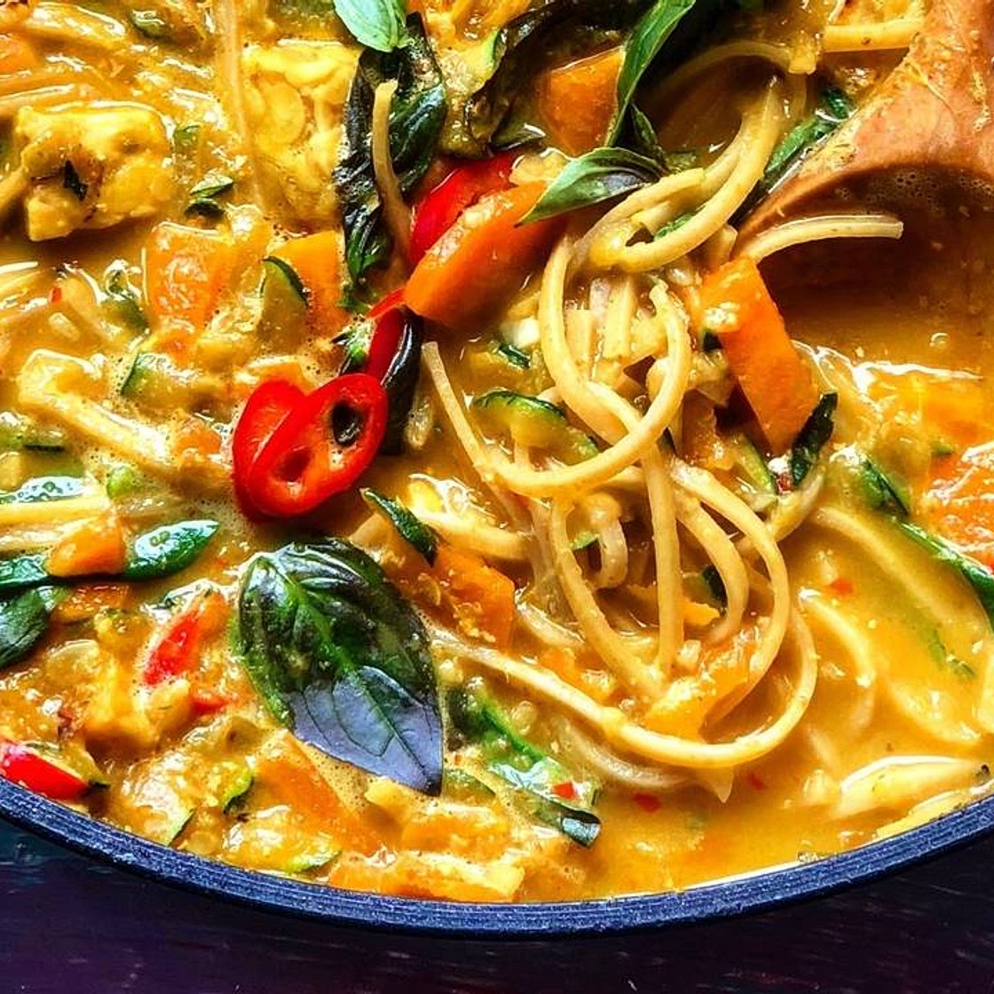 Malaysian Laksa Noodle Curry recipe - vegan, easy to make & delicious