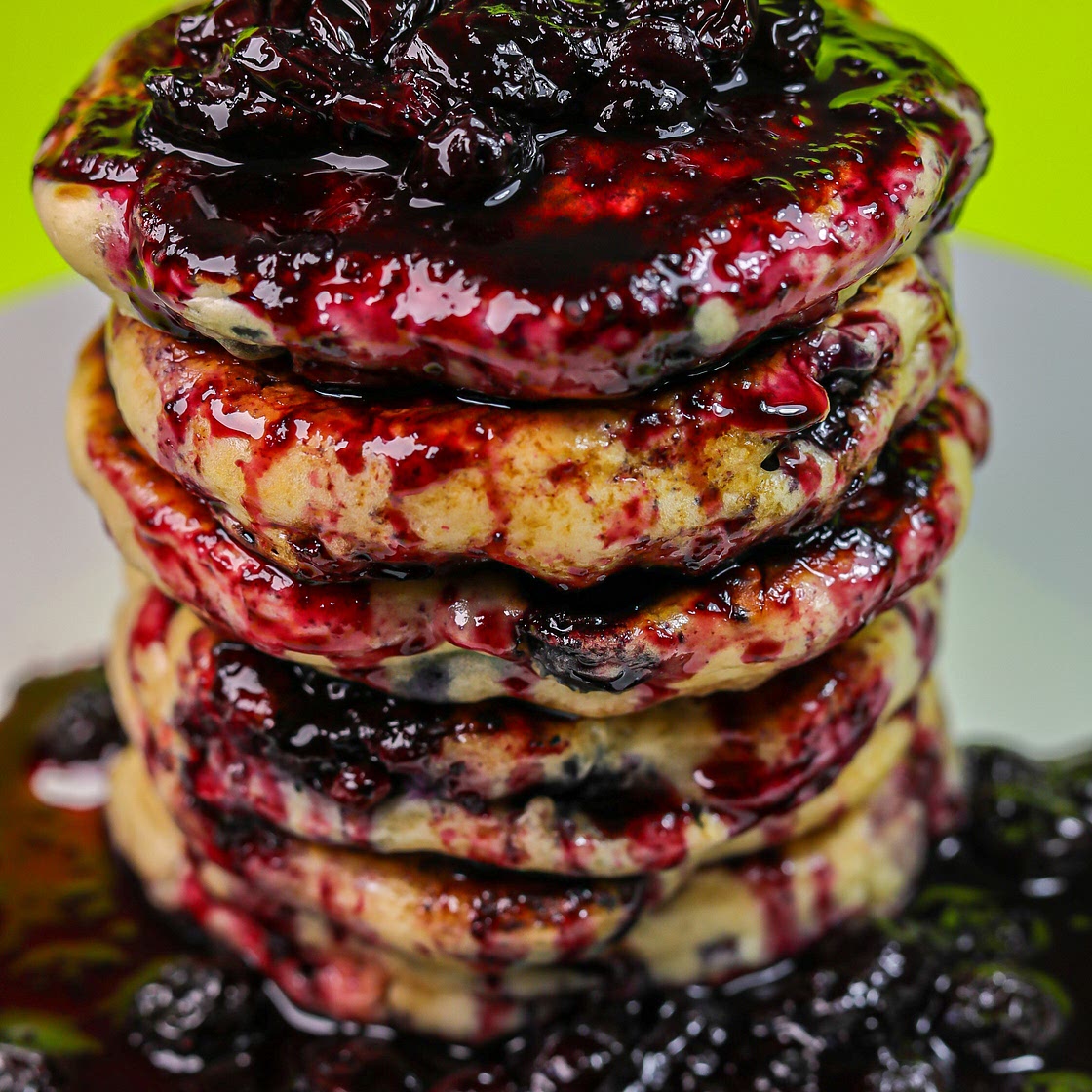 Todd's Famous Blueberry Pancakes