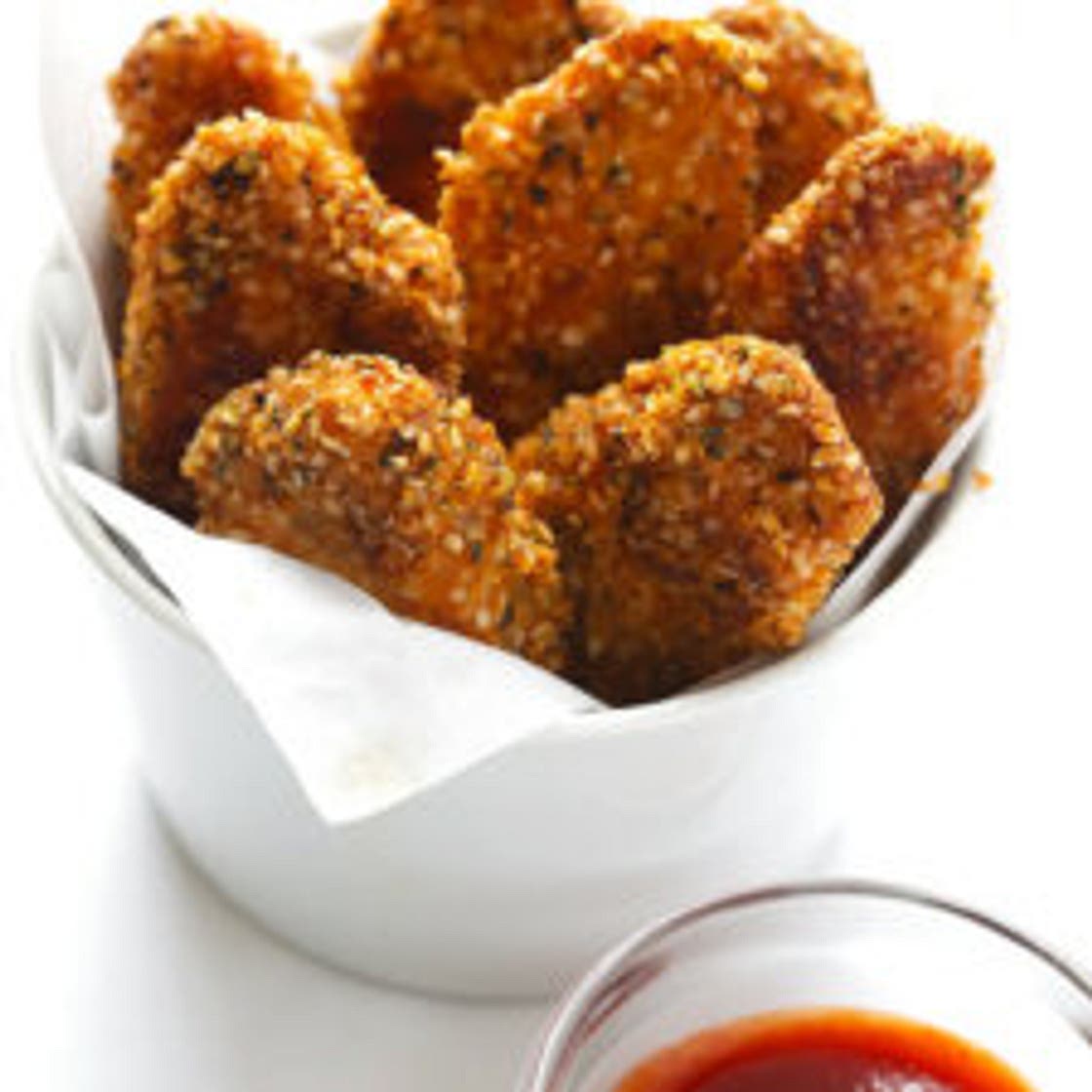 Hemp-Crusted Baked Chicken Tenders