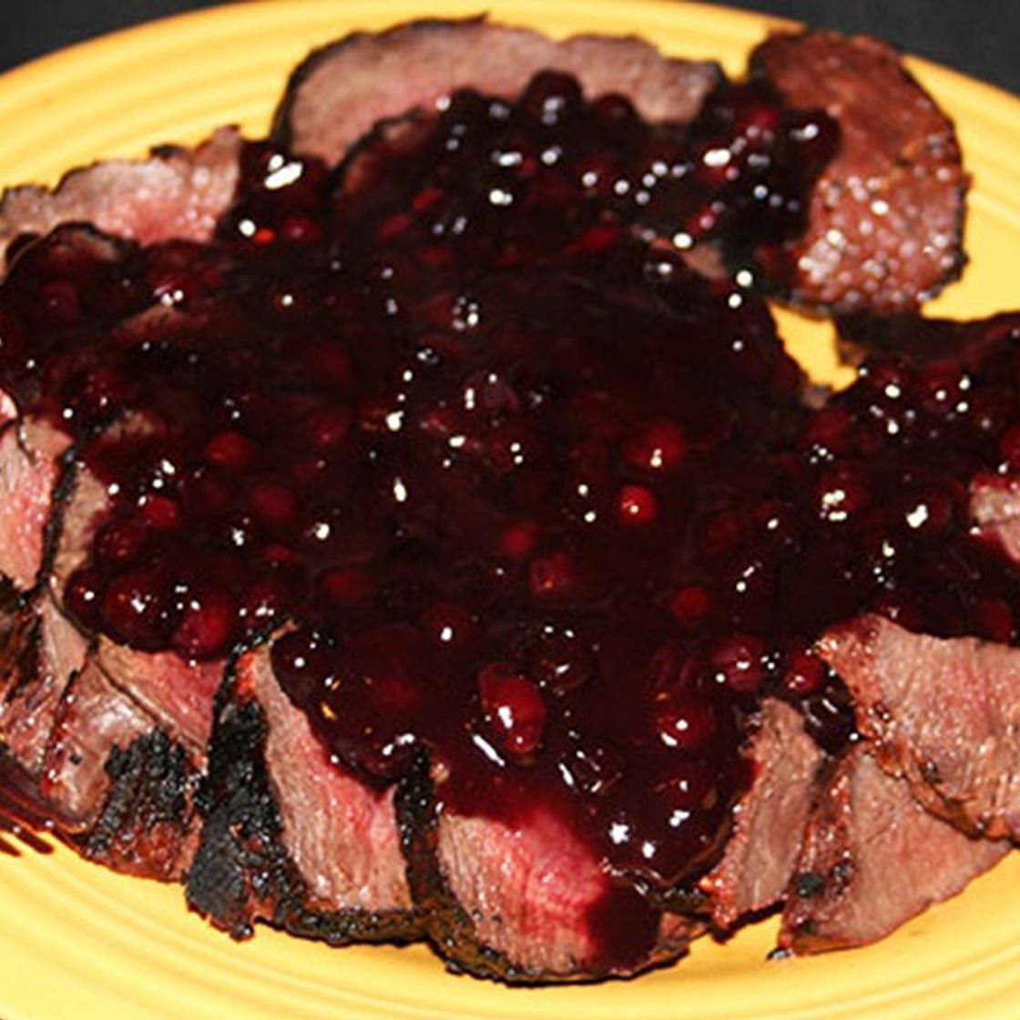 Recipe: Venison with Blueberry Bourbon Sauce