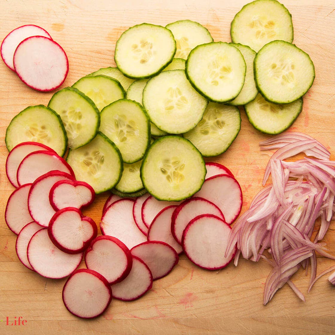 Cucumber & Radish Salad