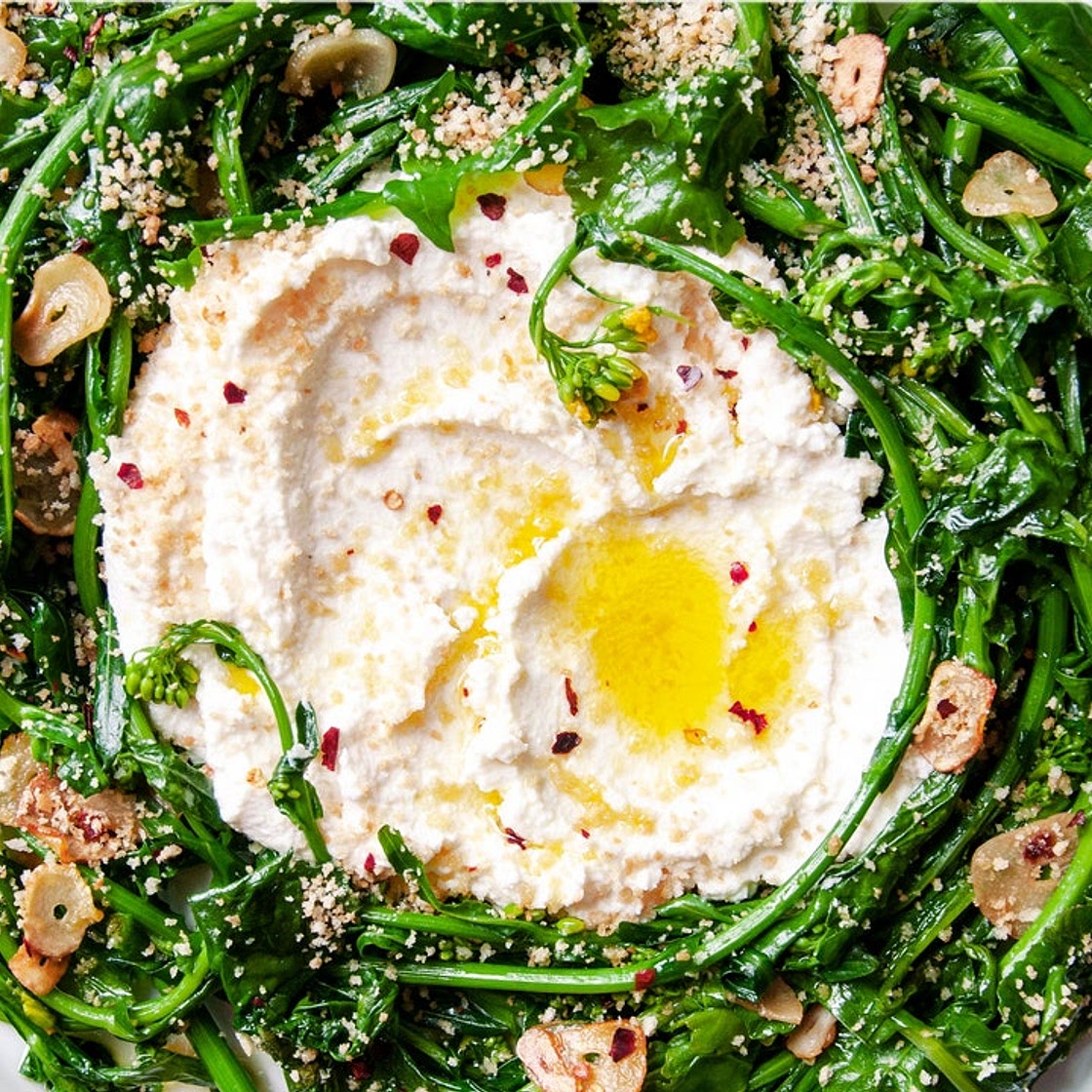 Garlicky broccoli rabe