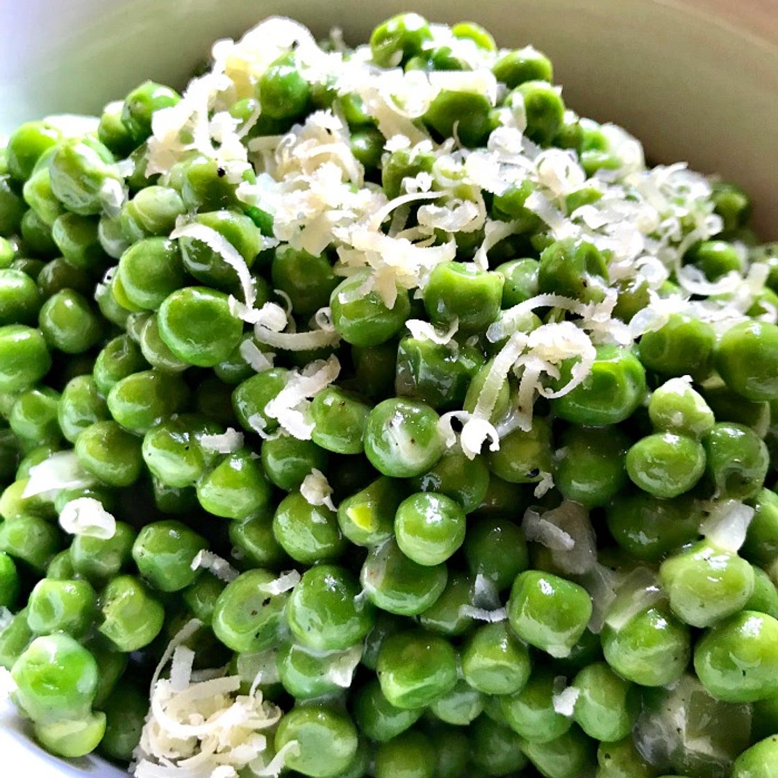 Easy Parmesan Peas Recipe