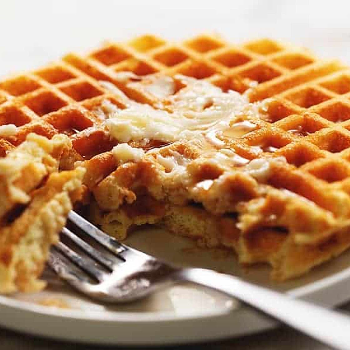 Keto Protein Waffles - Only 4 Ingredients!
