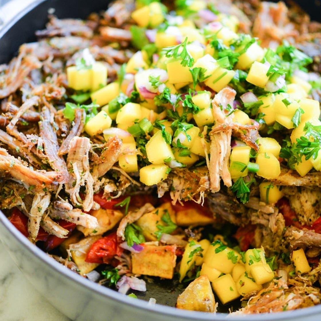 Cuban-Inspired Pork Casserole