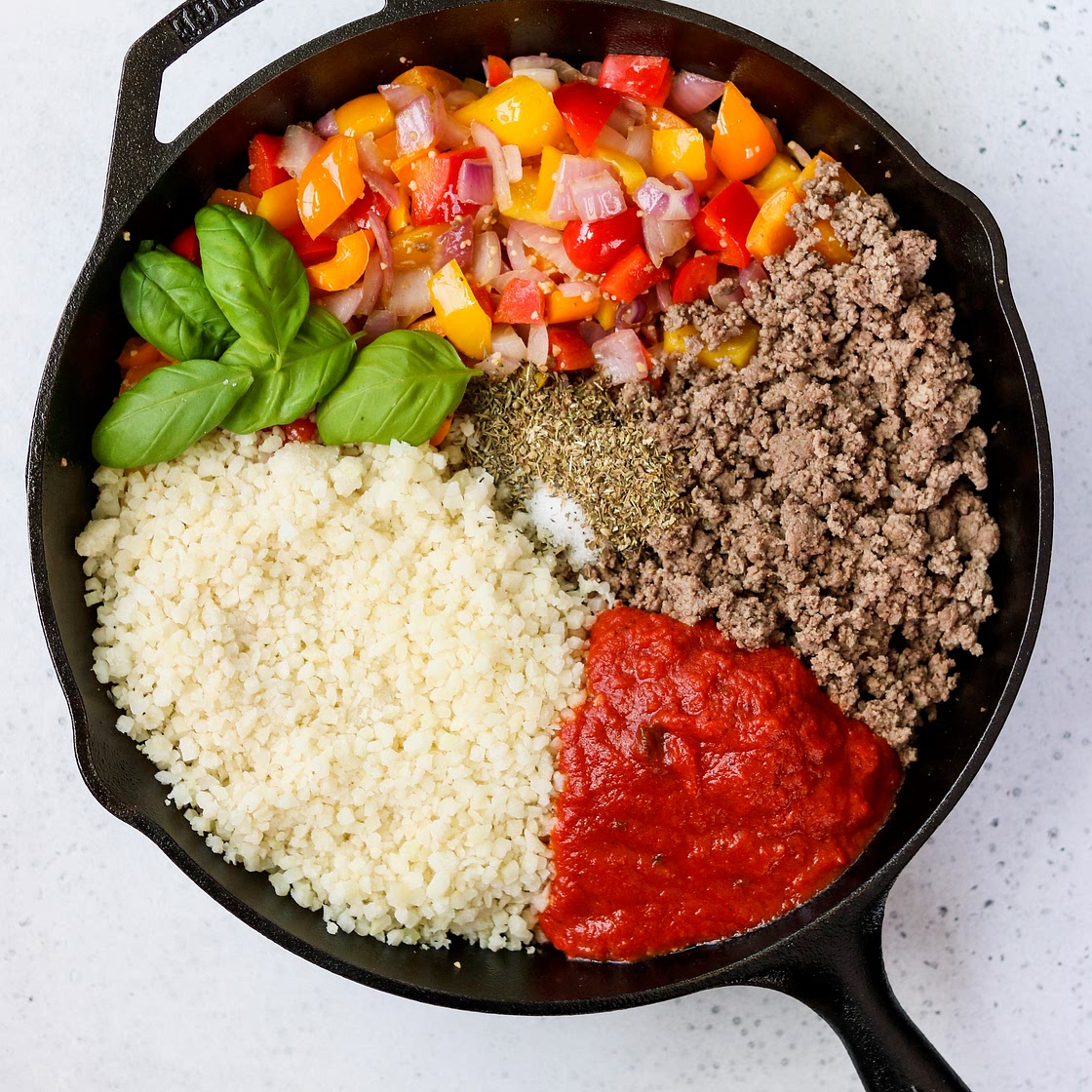 Whole30 Unstuffed Pepper Skillet
