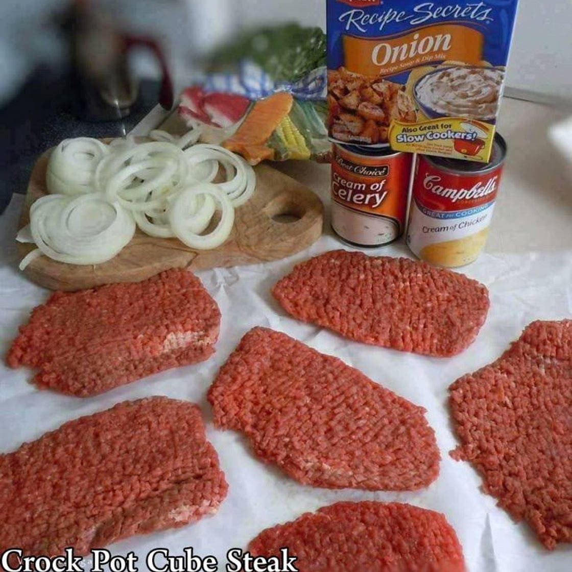 Crock Pot Cube Steak OMG!! THIS IS DELICIOUSS!!