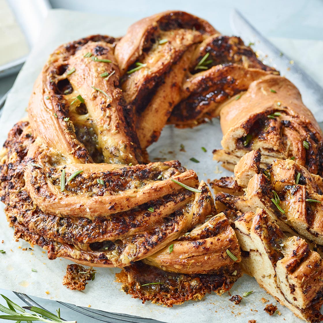 Olive and rosemary crown