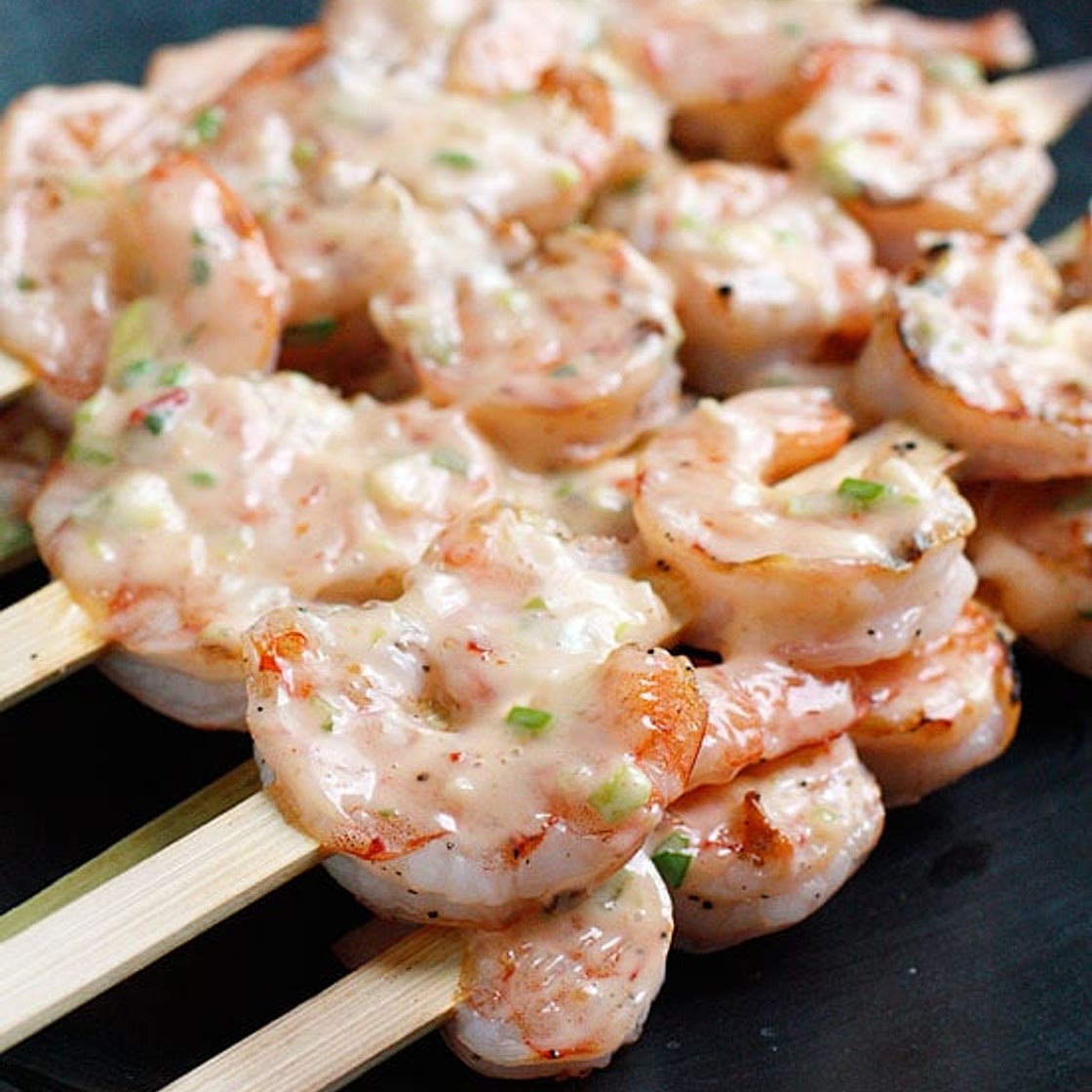 Bangin' Grilled Shrimp Skewers