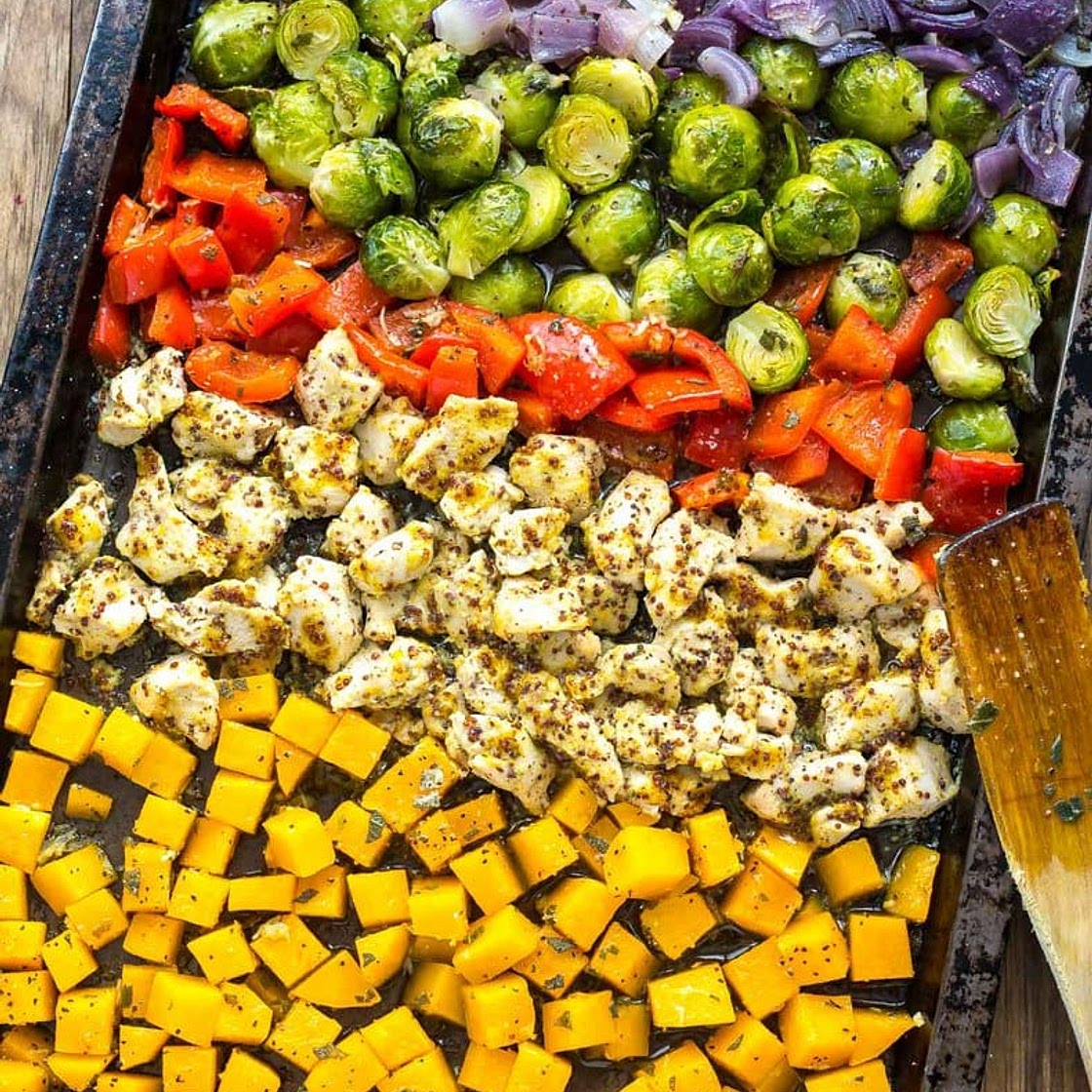 Chicken & Butternut Squash Buddha Meal Prep Bowls