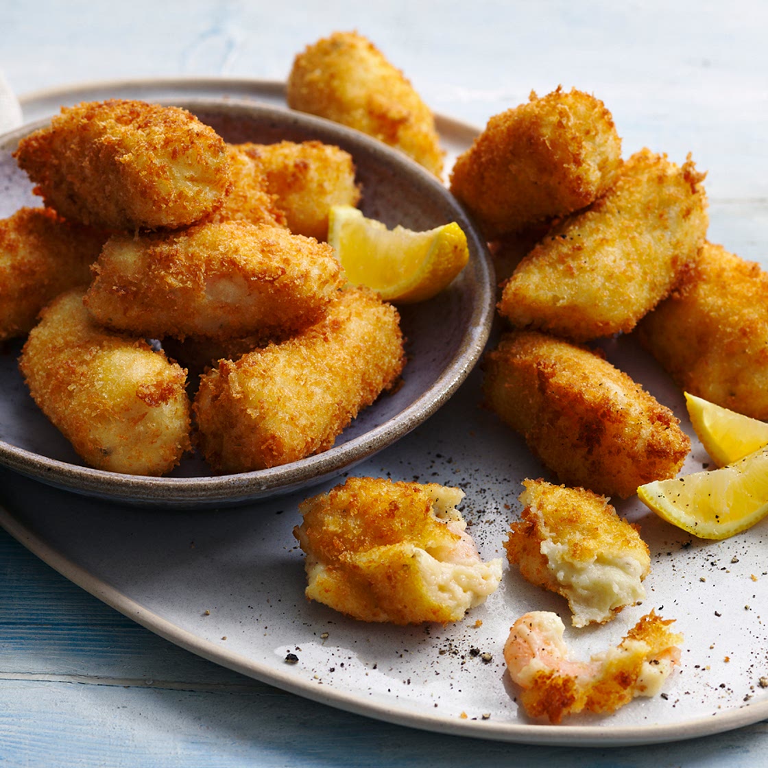 Prawn croquetas