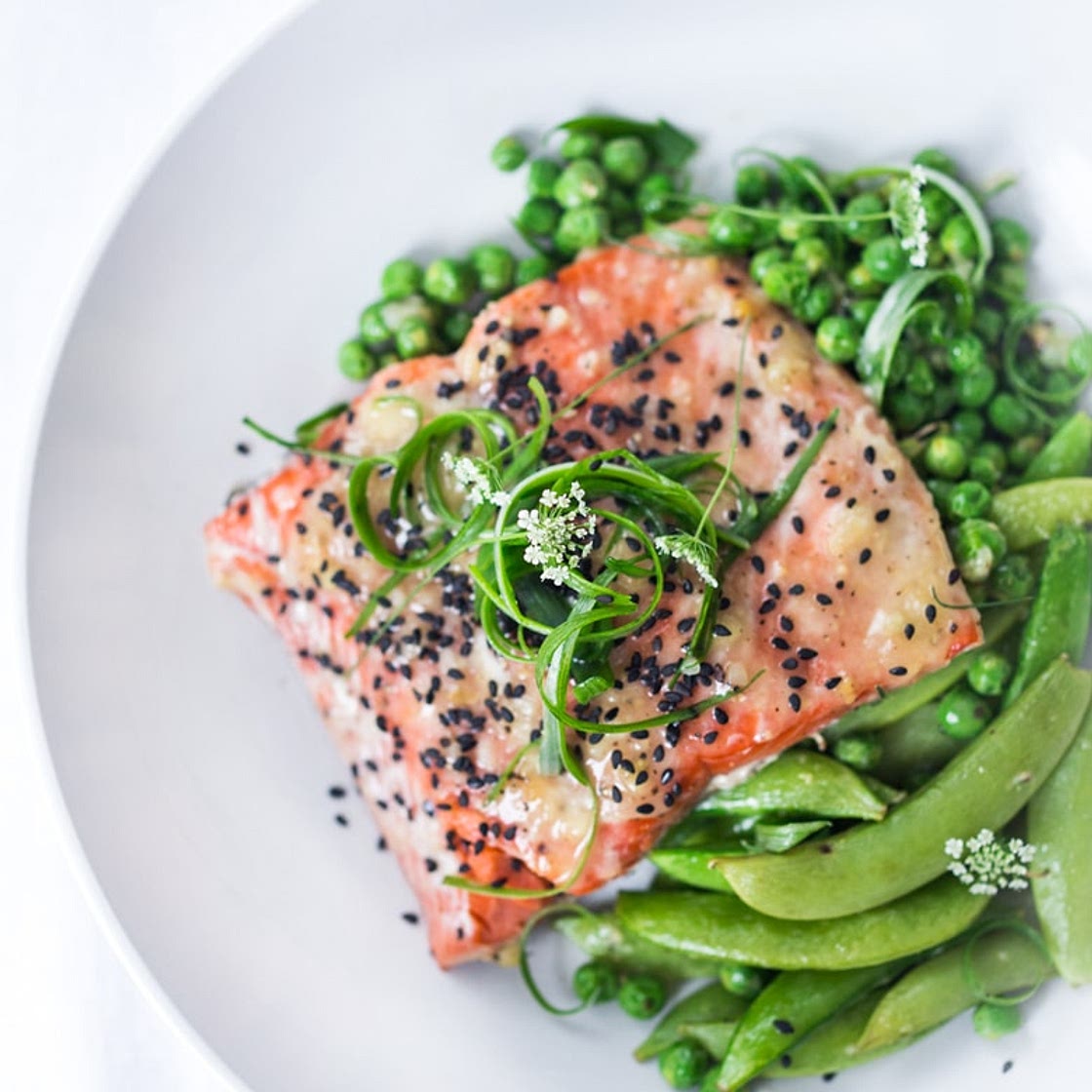 Miso Salmon, Edamame & Black Rice