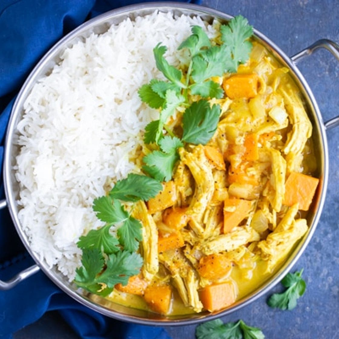 Slow Cooker Chicken Curry with Coconut Milk