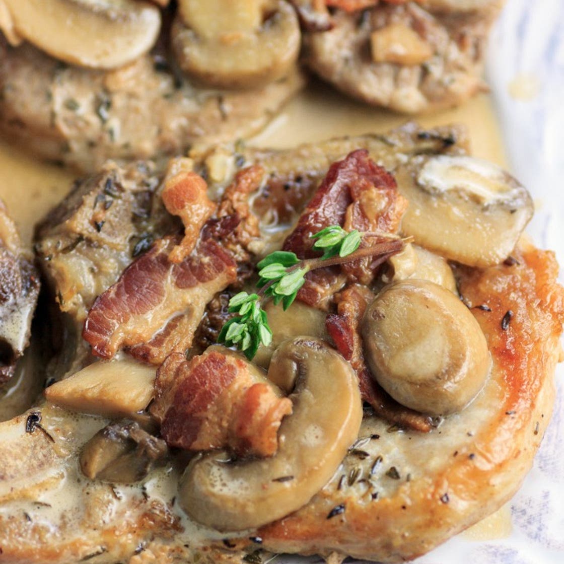 Instant Pot Keto Smothered Pork Chops