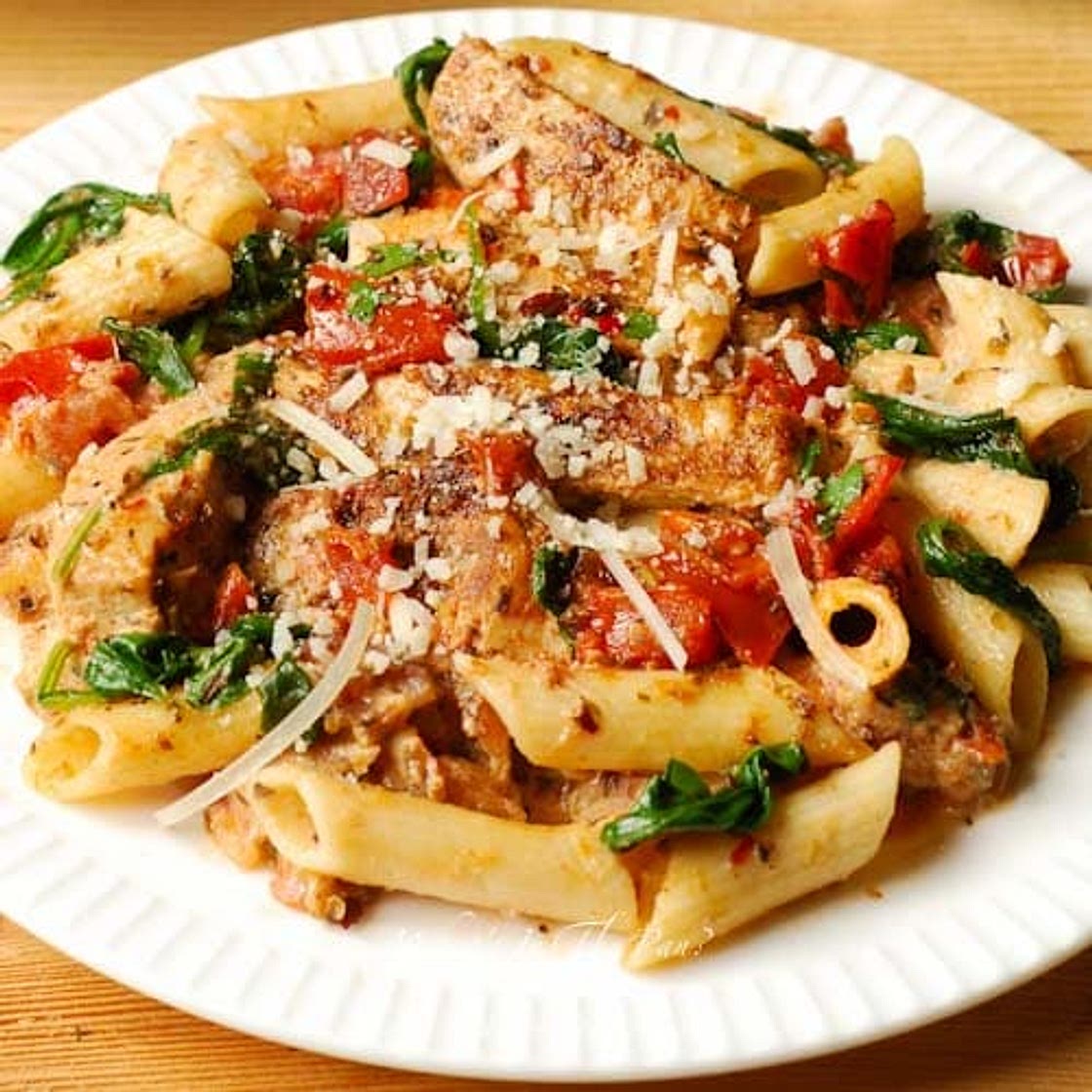 Creamy Chicken Pasta with Bacon
