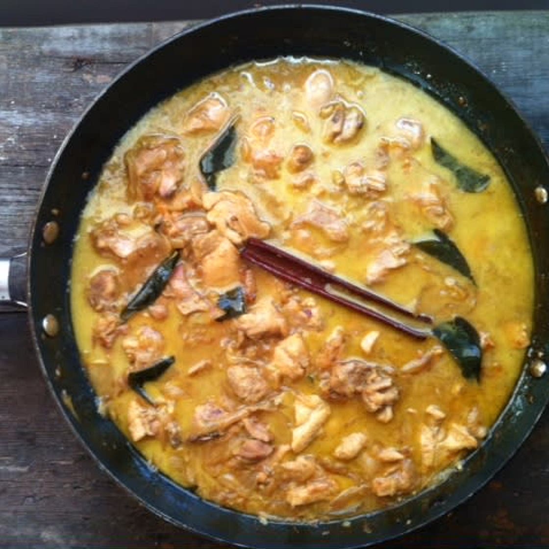 Coconut and tamarind chicken curry