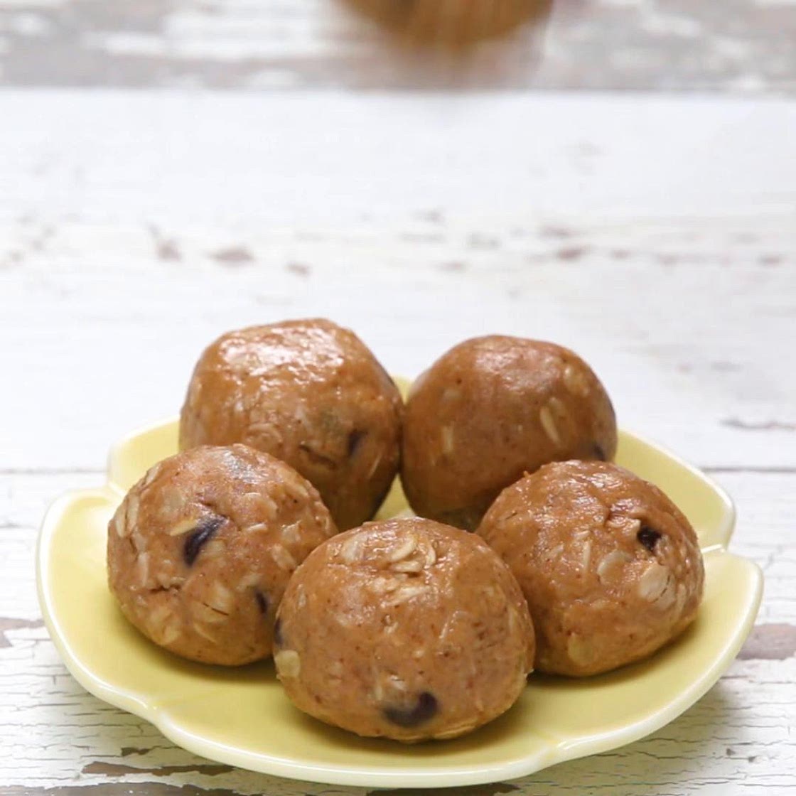 Peanut Butter Oat Energy Balls Recipe by Tasty