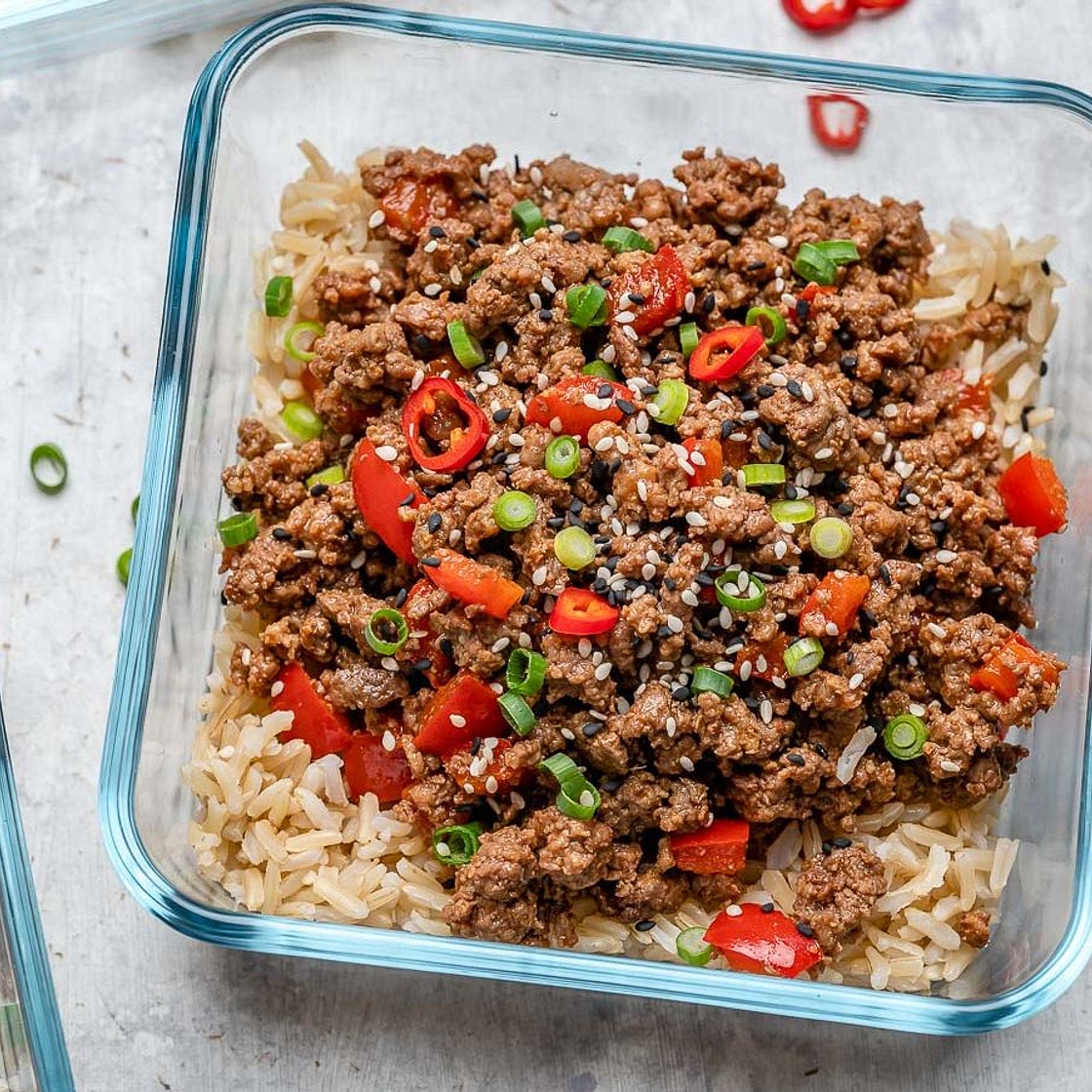 Asian Style Beef Meal Prep Bowls