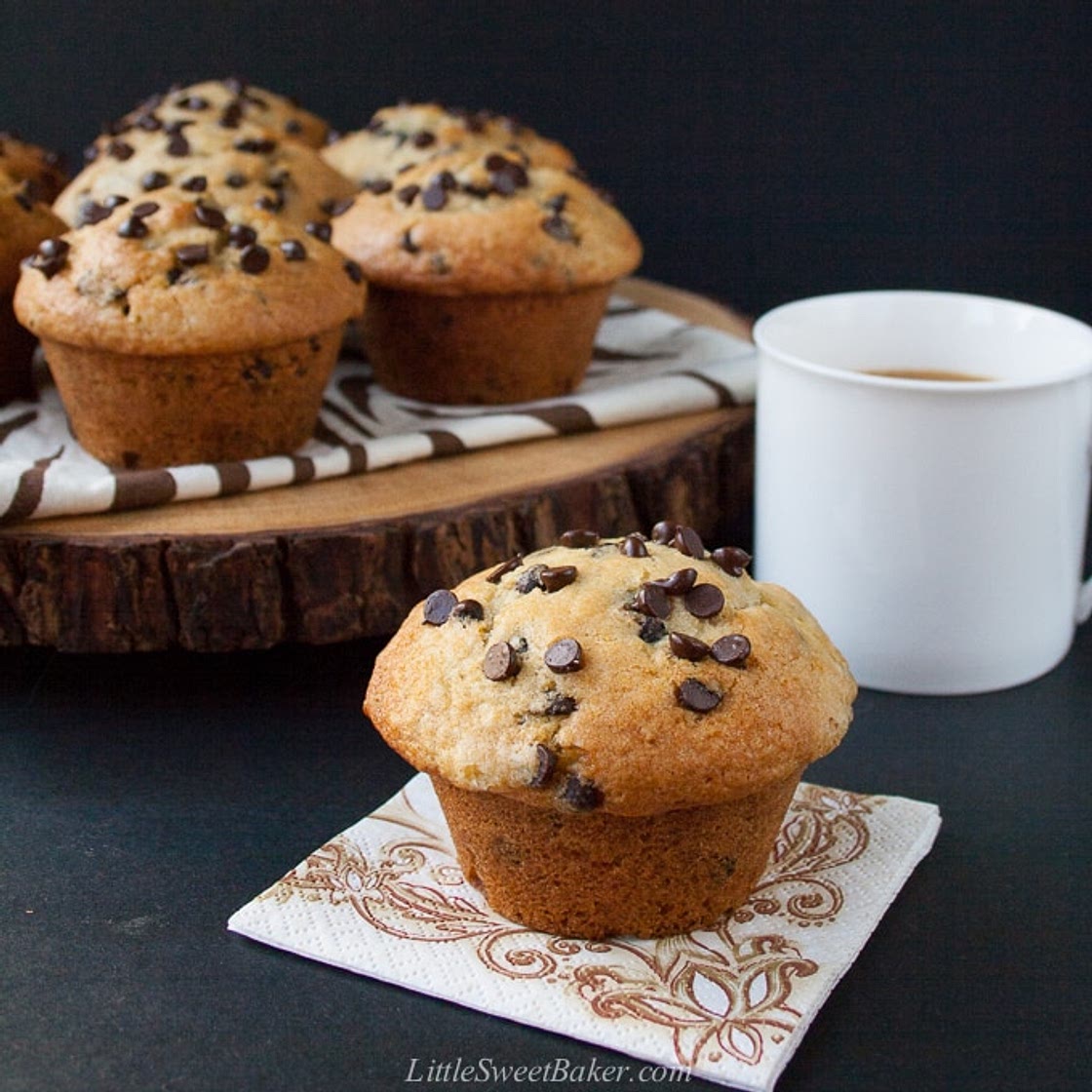 Bakery Style Chocolate Chip Muffins
