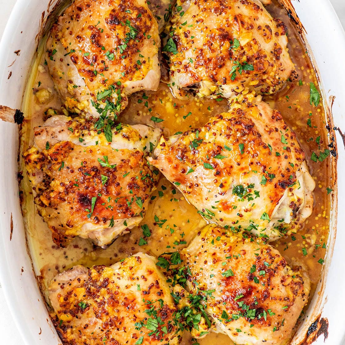 Oven Baked Chicken Thighs