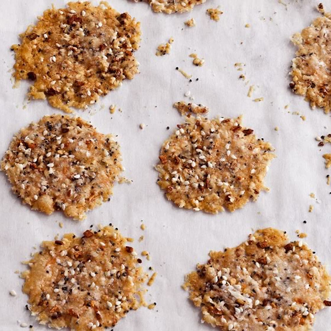 "Everything" Parmesan Crisps - Ellie Krieger