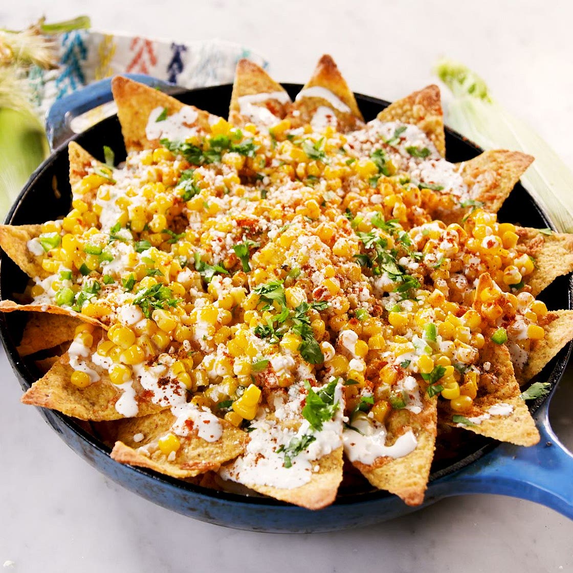 Elote (Mexican Street Corn) Nachos