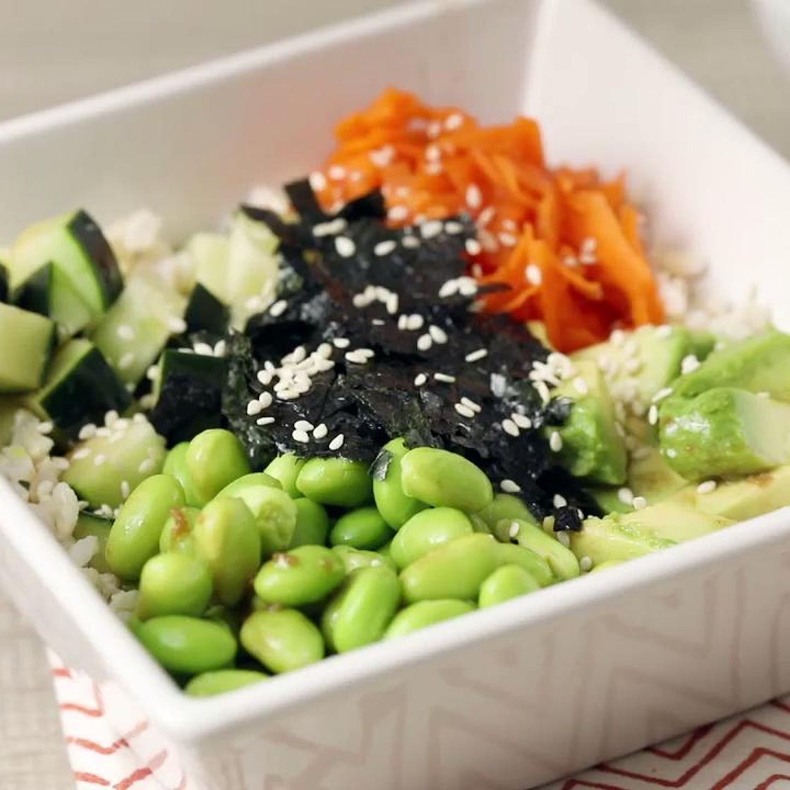How to Make Vegetarian Sushi Bowls