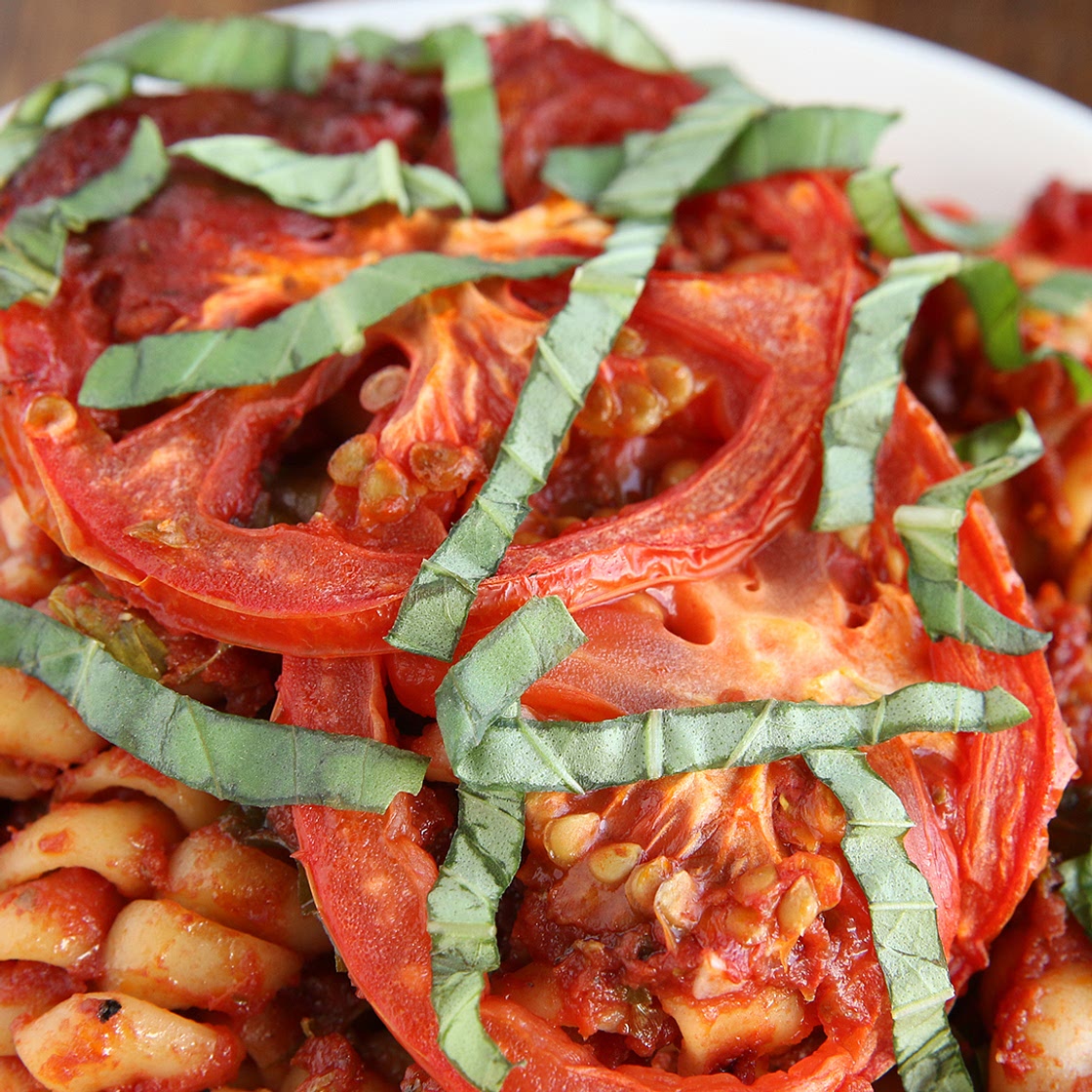 Easy Tomato Basil Pasta Bake Recipe by Tasty