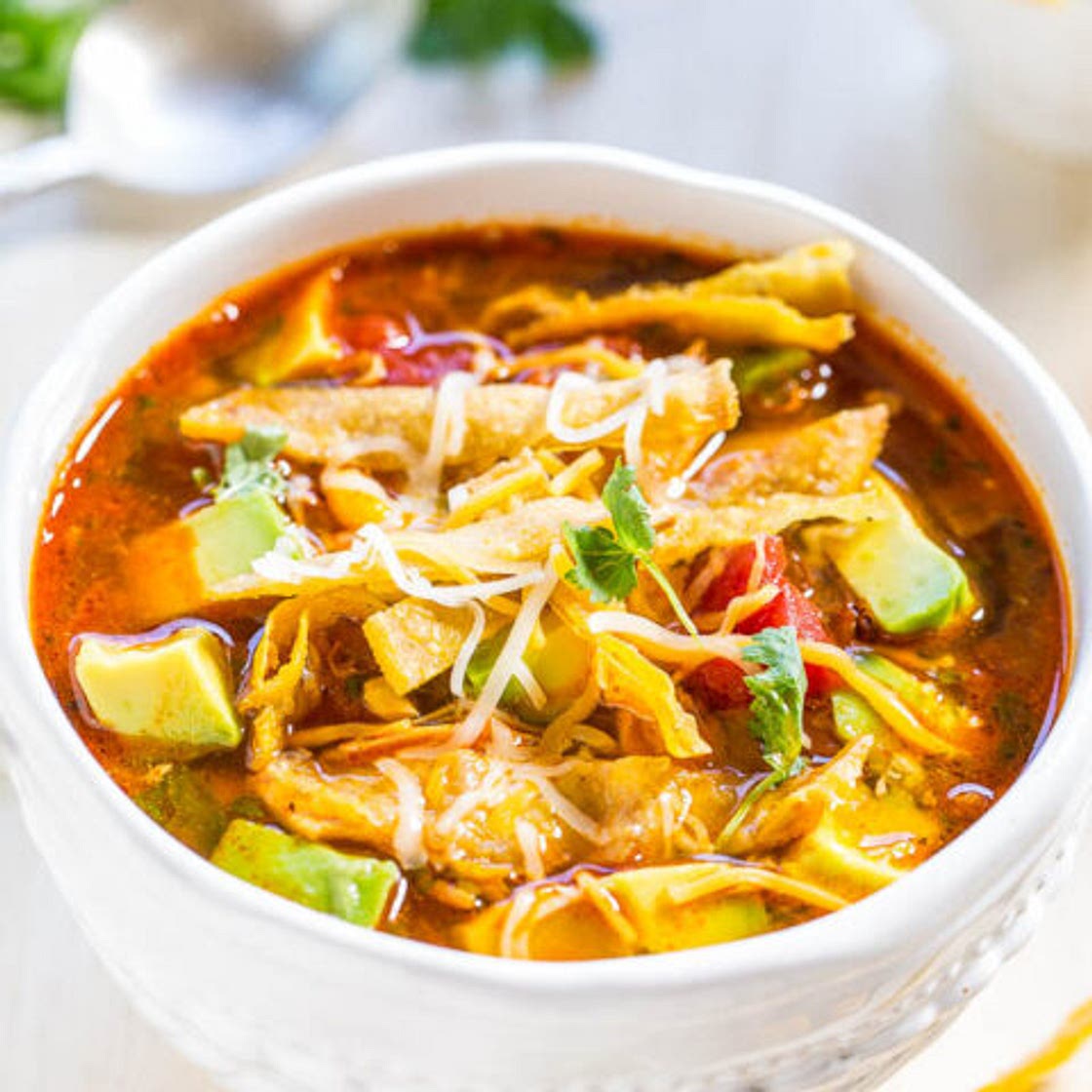 Easy 30-Minute Homemade Chicken Tortilla Soup