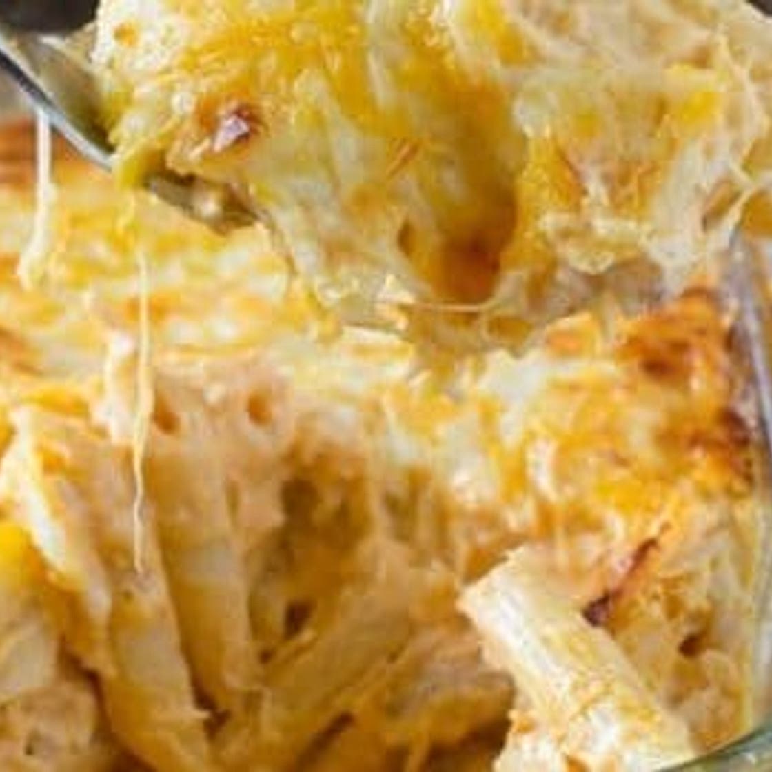 Buffalo Chicken Pasta Bake