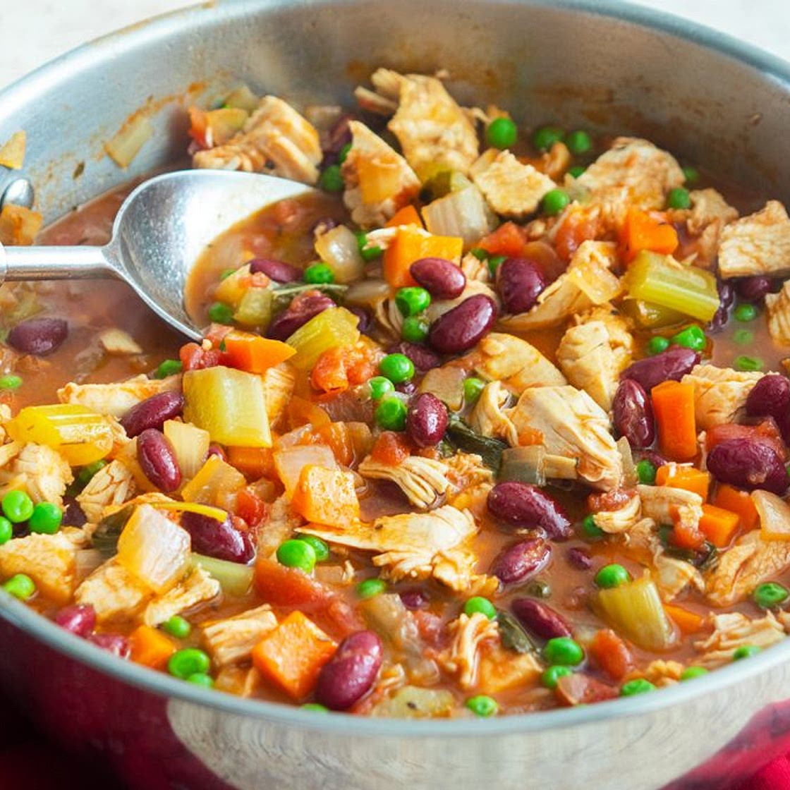 One Pot Loaded Chicken Stew