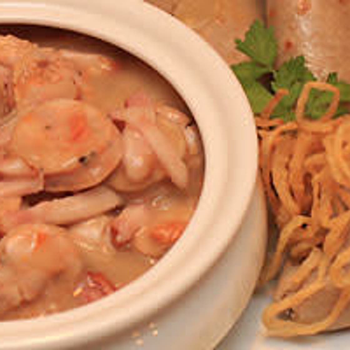 Vereshchaka with buckwheat pancakes